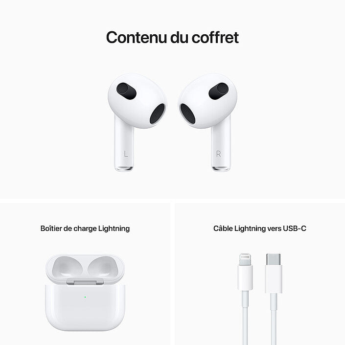 Apple AirPods 3 - Boîtier charge Lightning