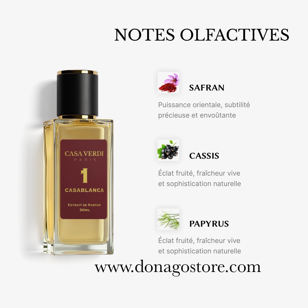 CASABLANCA, CASA VERDI, EAU DE PARFUM 50ML MIXTE