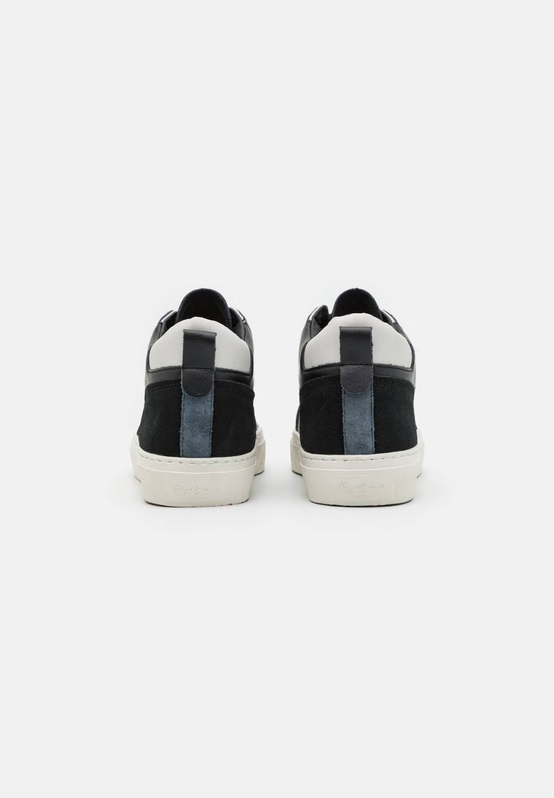 Pépé Jeans London, basket cuir noir taille 44