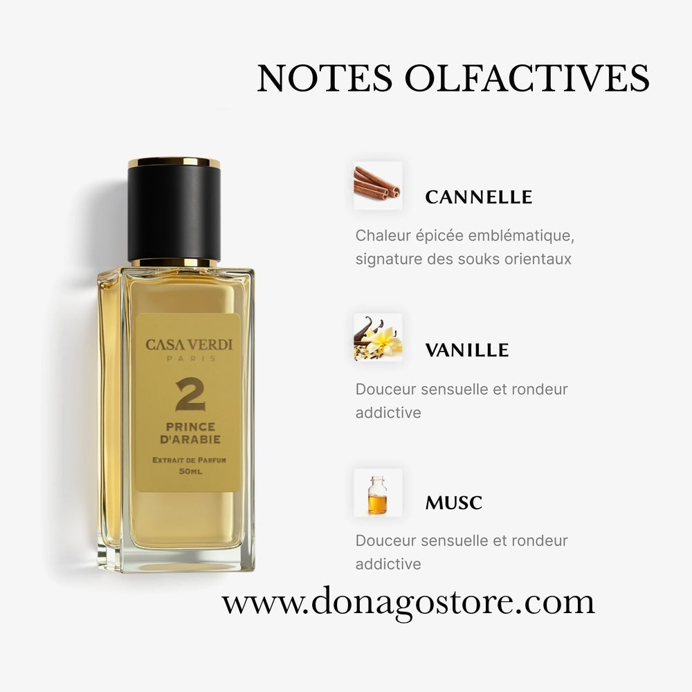 PRINCE D'ARADIE, CASA VERDI, EAU DE PARFUM 50ML MIXTE