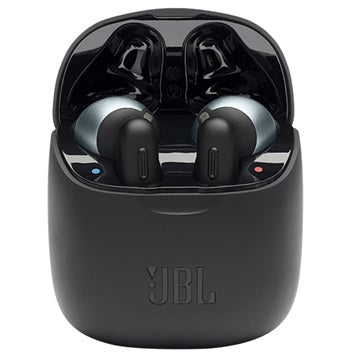 JBL Tune 220TWS – Ecouteurs Pure Bass sans fil – Appels stéréo mains libres grâce au bluetooth – Autonomie pendant 20 hrs avec l'étui de recharge – Noir