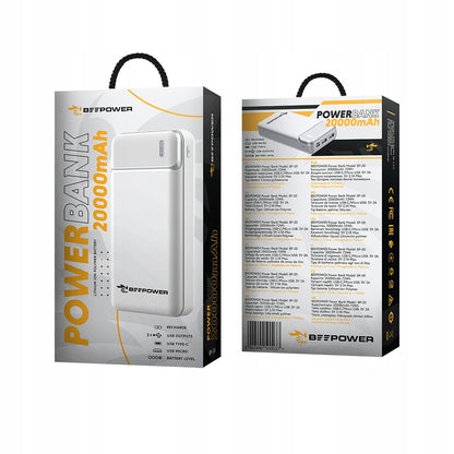 POWER BANK BEEPOWER 20000 MAH BP 20 2.1A 2XUSB WHITE