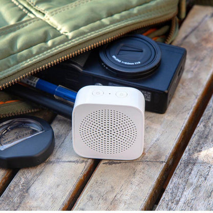 Xiaomi Bluetooth Mini Haut-Parleur 2 AI Contrôle Sans Fil Portable Bluetooth Haut-Parleur Stéréo Basse Mic HD Appel Bruit-Annulation