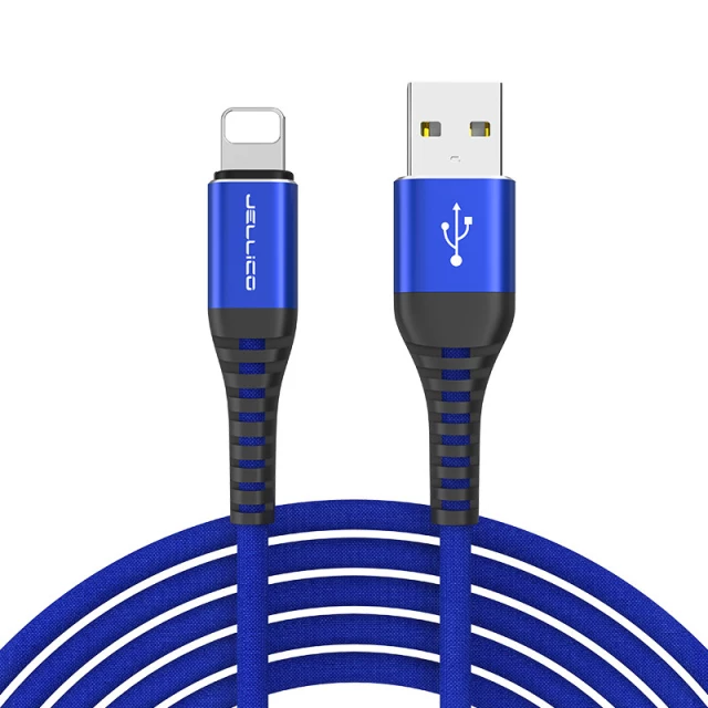 DATA CABLE LIGHTNING FAST CHARGE BLEU JELLICO