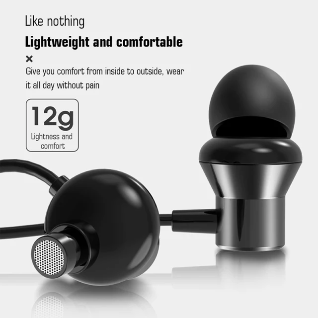 Ecouteurs Intra-Auriculaires Lenovo Hf130 Casque Filaire De 1,2 M Avec Prise Micro 3,5 Mm / Reduction Du Bruit / Son Stereo Hifi / Voix Hd / Basses Profondes / Casque A Un Bouton Compatible Avec Les Telephones, Noir