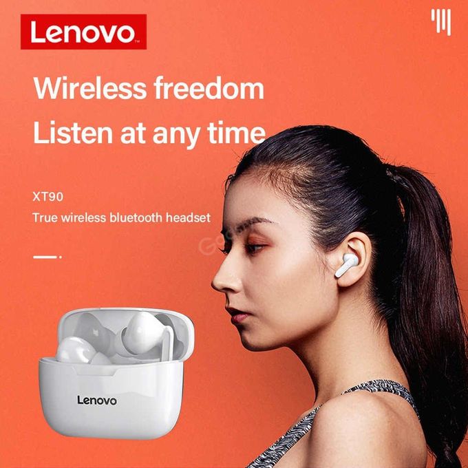 Lenovo XT90 casque sans fil BT écouteurs de sport intra-auriculaires étanche à la transpiration avec contrôle tactile noir