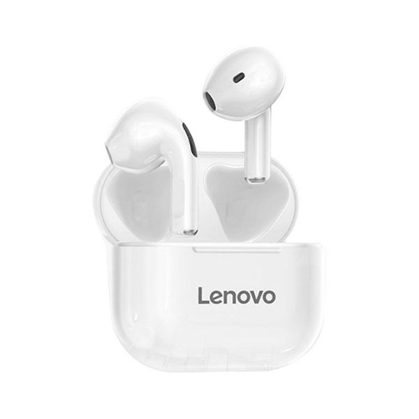 Lenovo LP40 TWS Écouteur Semi-intra-auriculaires Bluetooth sans Fil - Blanc