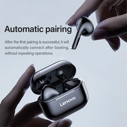 Lenovo LP40 TWS Écouteur Semi-intra-auriculaires Bluetooth sans Fil  - Noir