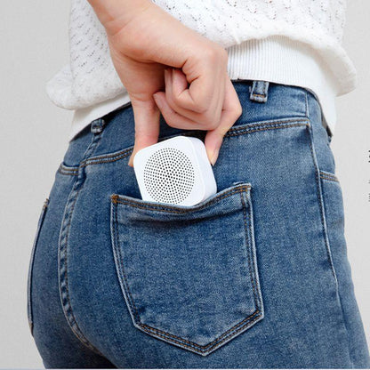 Xiaomi Bluetooth Mini Haut-Parleur 2 AI Contrôle Sans Fil Portable Bluetooth Haut-Parleur Stéréo Basse Mic HD Appel Bruit-Annulation