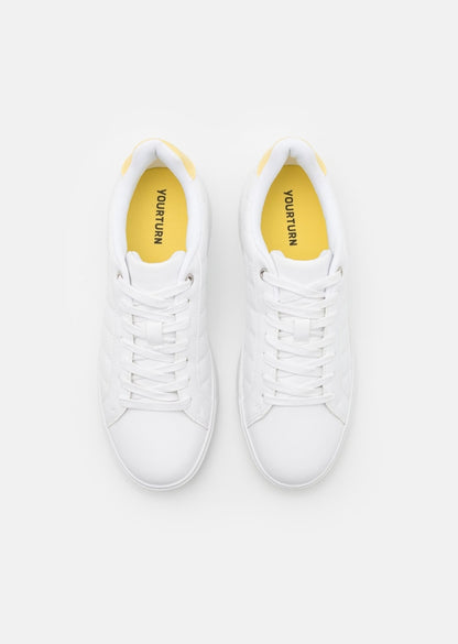 YOURTURN, baskets  basses,white/ yellow