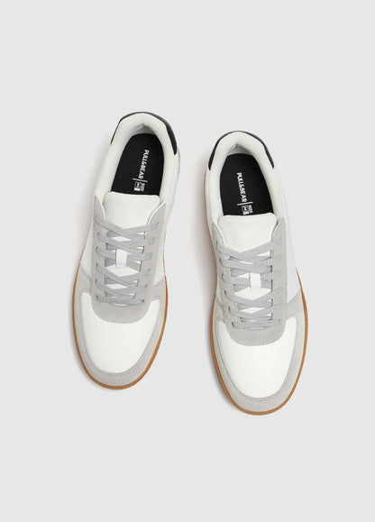 PULL&BEAR, baskets basses - white