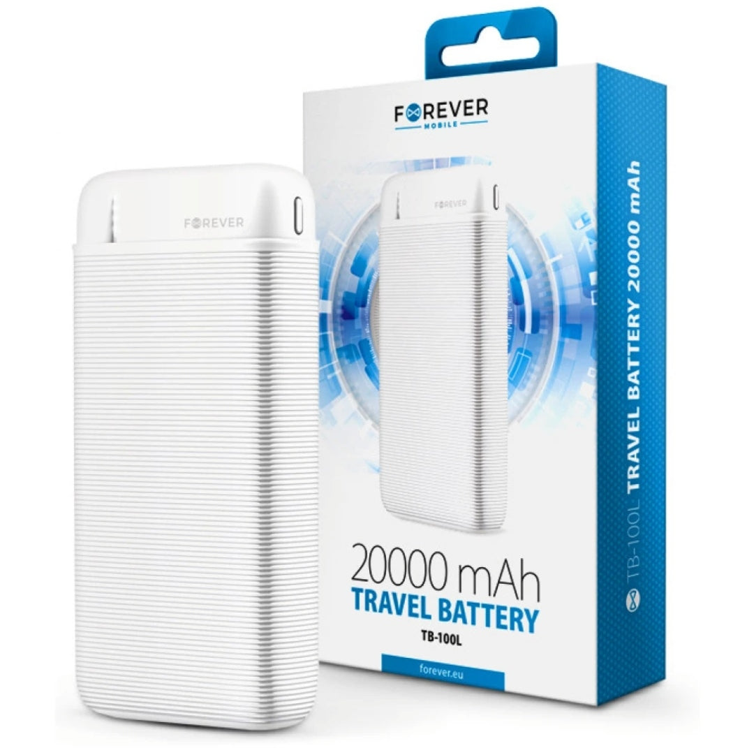 POWER BANK FOREVER 20000MAH BLANC