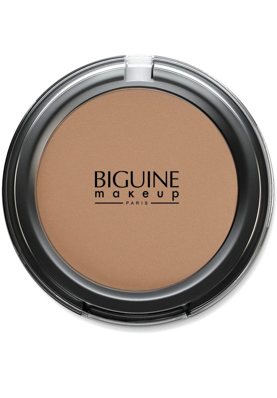 BIGUINE MAKEUP PARIS - Poudre Compacte Soie - Compact Powder - Teint Uniforme - Maquillage - Cannelle - Cinnamon