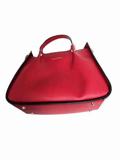 Sac à main Jacques Esterel ( deux en  un) cuir Rouge