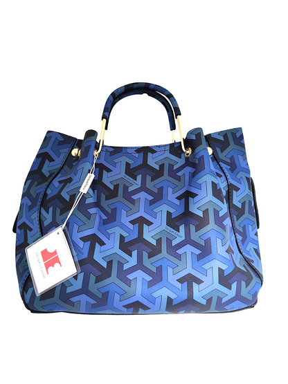 Sac à main Jacques Esterel (deux en un) bleu