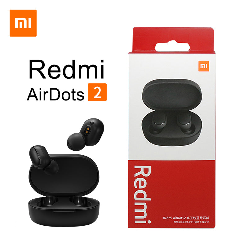 Xiaomi Redmi AirDots 2 TWS casque sans fil BT écouteur de sport intra-auriculaires avec étui de charge