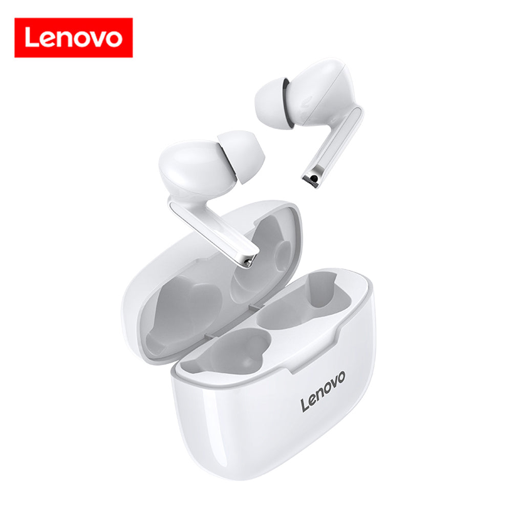 Lenovo XT90 casque sans fil BT écouteurs de sport intra-auriculaires étanche à la transpiration avec contrôle tactile blanc