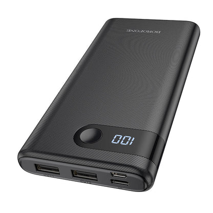 POWER BANK BOROPHONE 10000MAH NOIRE + LCD