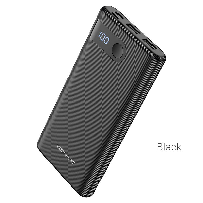 POWER BANK BOROPHONE 10000MAH NOIRE + LCD