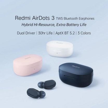 Xiaomi Redmi AirDots Pro 3 Bluetooth 5.2 APTX Casque sans fil adaptatif Niveau CD Mixte Qualité sonore Long temps de travail